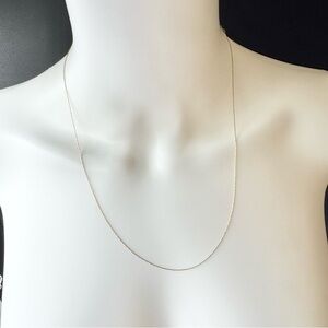 10K Gold Dainty Yellow Gold 20” Chain Vintage